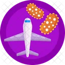 Flug Infektion Corona Icon