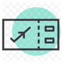 Flug Luft Ticket Symbol