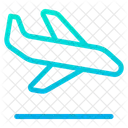 Flug Ankunft Landung Symbol
