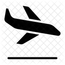 Flug Ankunft Landung Symbol