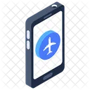 Flugbuchungs App Mobile Anwendung Fluganwendung Symbol