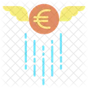 Meuros Flugel Fliegender Euro Symbol