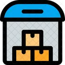 Flughafen-Lagerboxen  Symbol