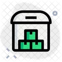 Flughafen-Lagerboxen  Symbol