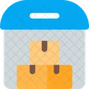 Flughafen-Lagerboxen  Symbol