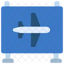 Flughafen-Schild  Symbol