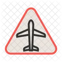 Flughafenschild  Symbol