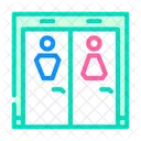 Flughafentoilette  Symbol