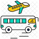 Flughafenbus Bus Transport Symbol