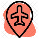 Flughafenstandort  Symbol