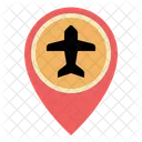 Flughafenstandort  Symbol