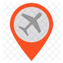 Flughafenstandort  Symbol