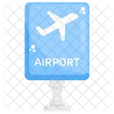 Flughafentafel  Symbol