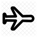 Flugzeug Flug Modus Symbol