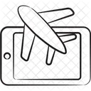 Flugzeug Flug Symbol