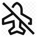 Flugmodus aus  Symbol