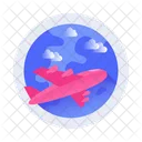 Flugreise  Symbol