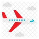Flugreisen Flugzeuge Verkehrsflugzeug Symbol