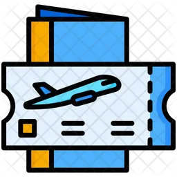 Flugzeugticket  Symbol