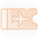 Flugzeugticket Symbol