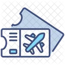 Flugticket Reise Ticket Symbol