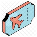 Flugticket Flugschein Flugticket Icon