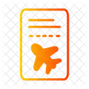 Flugticket  Symbol