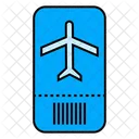 Flugzeugticket Symbol