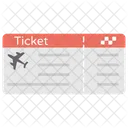 Flugzeug Ticket Reise Symbol