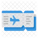 Ticket Flugzeug Flug Symbol