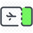 Flugticket  Icon