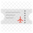 Flugzeug Ticket Fluggesellschaft Symbol