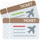 Luft Ticket Fluggesellschaft Symbol