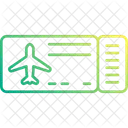 Flugzeugticket Symbol