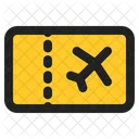 Flugzeugticket  Symbol