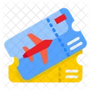 Flugticket Bordkarte Flugpass Symbol