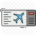 Flugticket Flugticket Reise Symbol