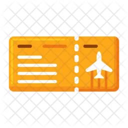 Flugticket  Symbol