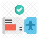 Flugticket  Symbol