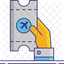 Flugticket  Symbol