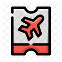 Flugzeugticket  Icon