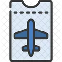 Flugticket  Symbol