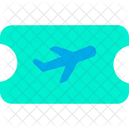 Flugzeugticket  Symbol