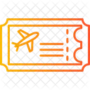 Flugzeugticket  Symbol