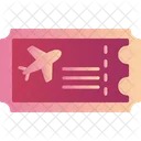 Flugzeugticket  Symbol