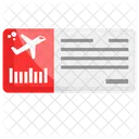 Flugticket  Symbol