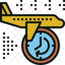 Flugverspätung  Symbol