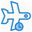 Flugverspätung  Symbol