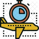 Flugzeit  Symbol