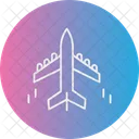 Flugzeug Papier Icon